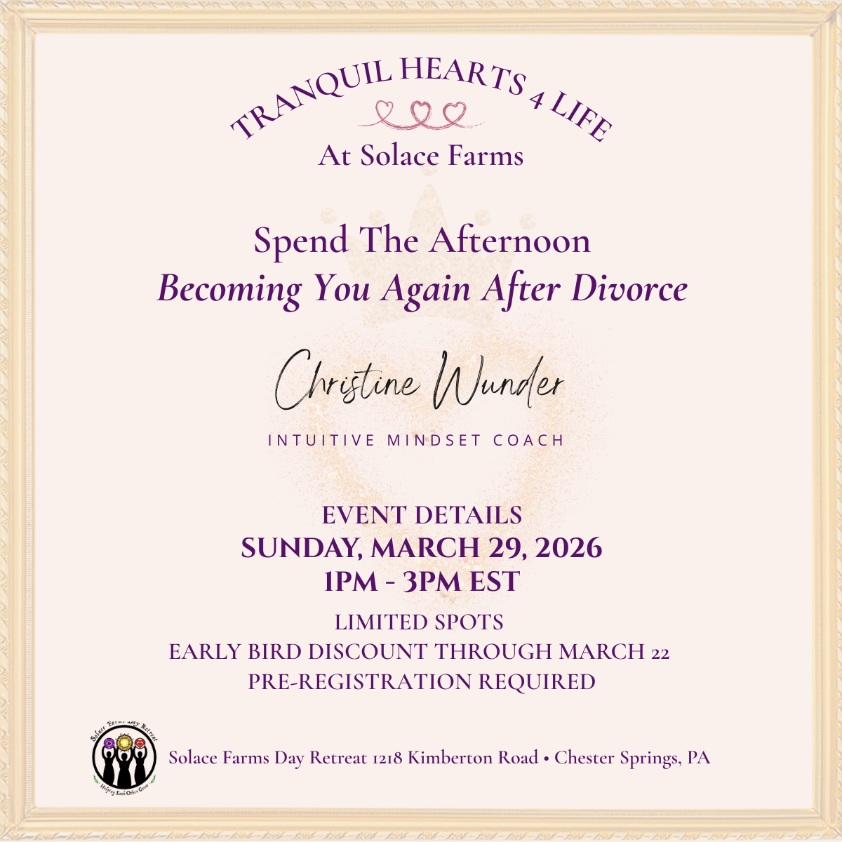 Becoming Her Again Divorce Healing Workshop
