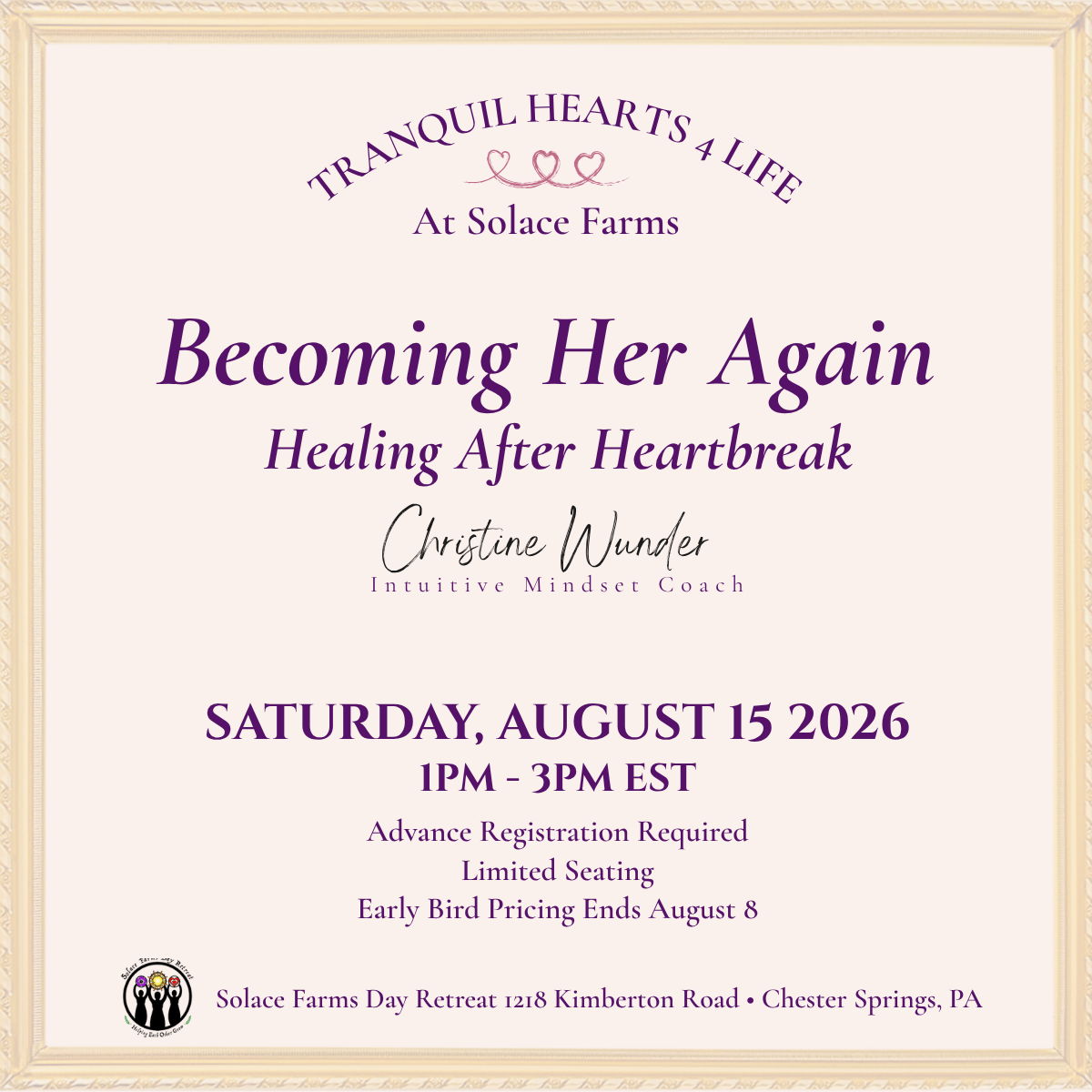 Becoming Her Again Healing Workshop ~ 2-Hour Healing Experience for Women Ready to Come Home to Themselves