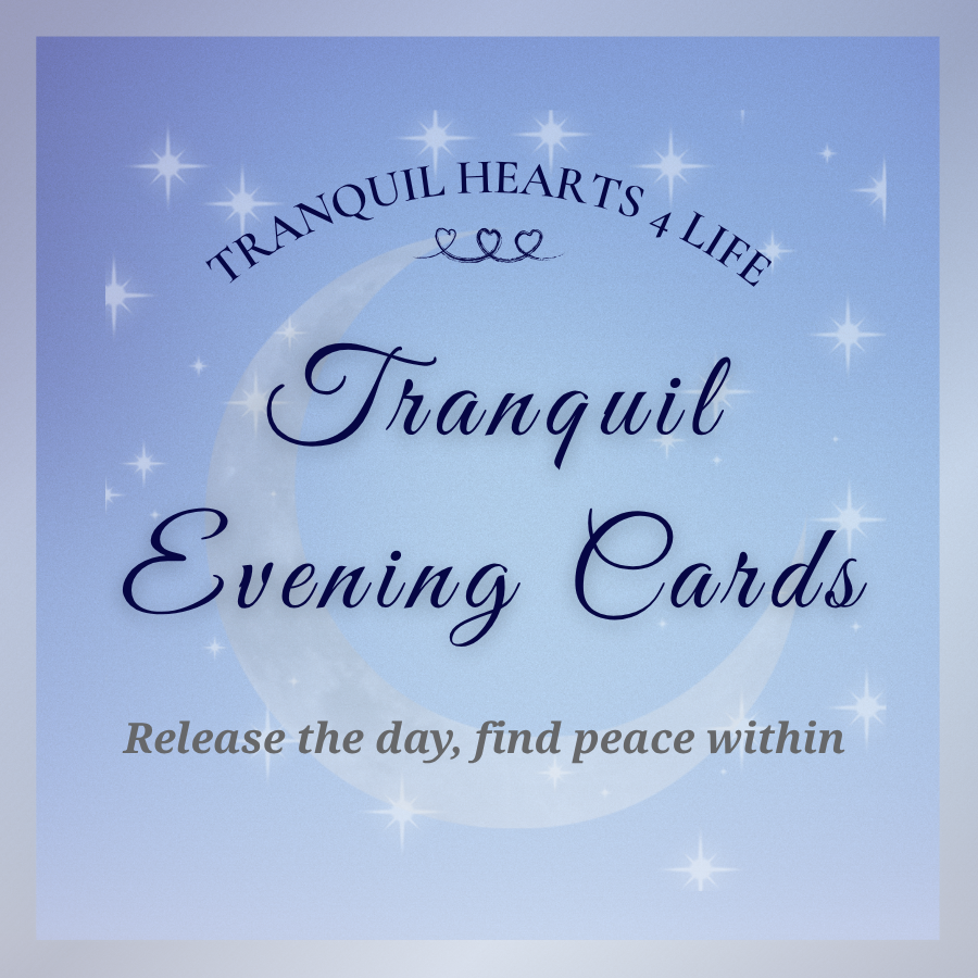 Tranquil Evening Shower Affirmation Cards