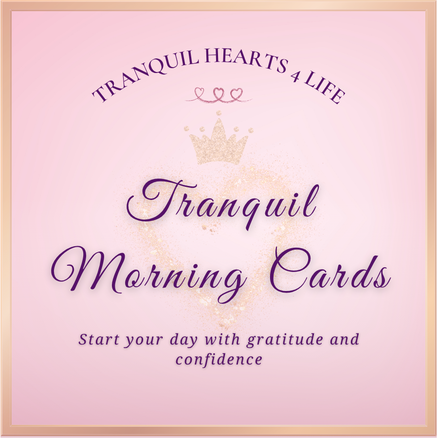 Tranquil Morning Shower Affirmation Cards